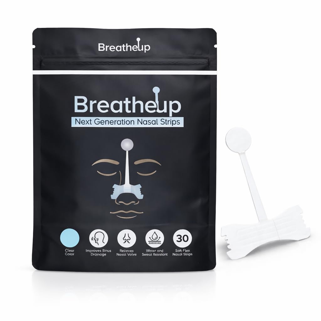 BreatheUp Next Generation Nasal Strips - Clear