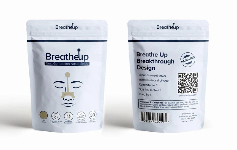 BreatheUp Next Generation Nasal Strips - Tan