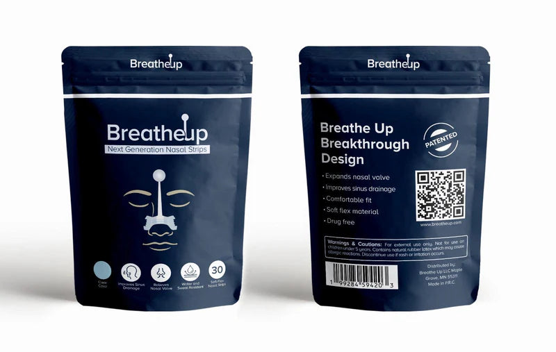 BreatheUp Next Generation Nasal Strips - Clear